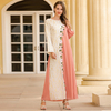 Modest Islamic Fall Clothing Ladies Embroidery Long Sleeve Dress Muslim Women Abaya