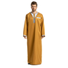 Middle East Match Color Modest Muslim Full Length Round Collar Man Thobe