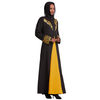Turkish Modest Round Neck Long Sleeve Robes Muslim Islamic Women Abaya Dress Clothing 