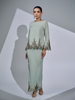 SIPO 2024 Eid Custom Muslim Mini Baju Kurung Wholesale in Vietnam Premium Moroccan Crepe Abaya Muslim Women Dress