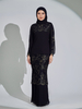 SIPO Eid Islamic Malaysian Women Luxury Indonesia Baju Kurung Lace Embroideries Modest Dress Customization Female Muslim Clothing