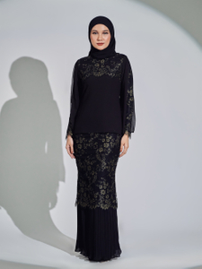 SIPO Eid Islamic Malaysian Women Luxury Indonesia Baju Kurung Lace Embroideries Modest Dress Customization Female Muslim Clothing