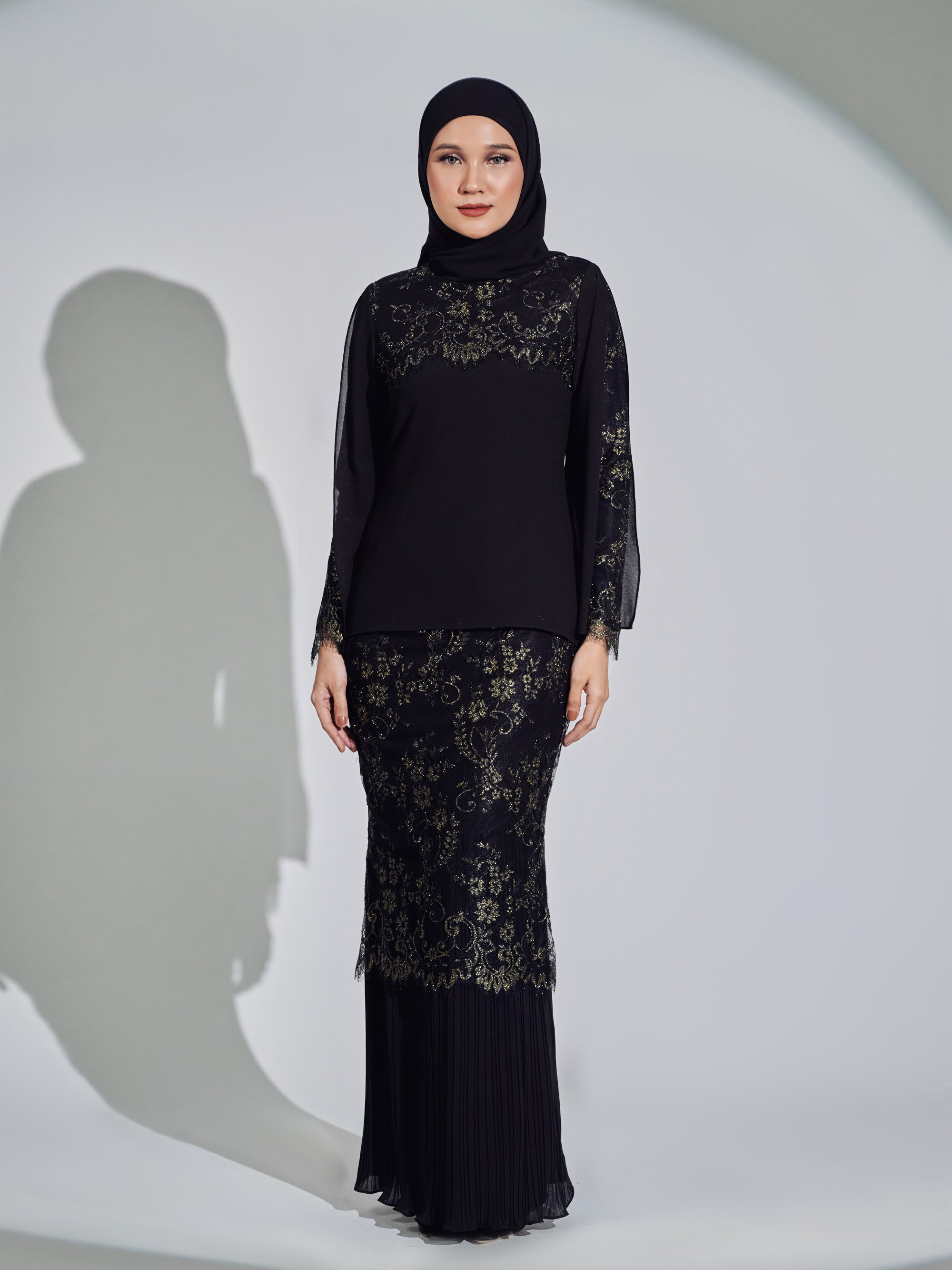 SIPO Eid Islamic Malaysian Women Luxury Indonesia Baju Kurung Lace Embroideries Modest Dress Customization Female Muslim Clothing
