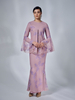 SIPO Hot Selling 2024 Design Malaysia Baju Kurung Wholesale in Vietnam Traditional Muslim Clothing Ruffles Long Sleeve for Women 