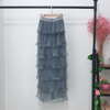 New Dubai Muslim Lady Plus Size Modest Fashion Stripe Latest Design Sheath Dress Skirt