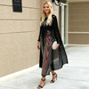 Sequins Embroidery Robe Printed Loose Islamic Modest Muslim Women Maxi Dresses Abaya