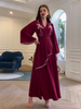Islamic Luxury Modest Muslim Women Maxi Dresses Casual Clothing Abaya