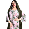  Islamic Clothing Modest Muslim Dress Women Maxi Print Vêtements Embroidery Cotton Borka Dubai Latest Designs Kimono Abaya
