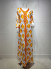  Modest Dubai Vêtements Print Borka Maxi Latest Designs Women Embroidery Muslim Dress Islamic Clothing Cotton Kimono Abaya