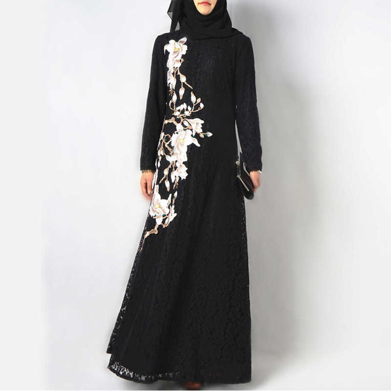 Arabic Modest Fashion Loose Casual Islamic Dress Plus Size Robe Muslim Maxi Dresses Abaya