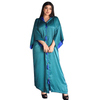  Dubai Borka Embroidery Maxi Modest Abaya Cotton Muslim Dress Islamic Clothing Women Vêtements Latest Designs Print Kimono Abaya