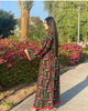  Abaya Embroidery Latest Designs Print Cotton Maxi Women Islamic Clothing Muslim Dress Borka Vêtements Modest Dubai Kimono Abaya