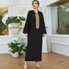 2022 Hooded Embroidery New Arabic Modest Fashion Islamic Dress Robe Muslim Maxi Dresses Abaya