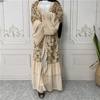 AliExpress Amazon Hot Sale New Sequined Chiffon Trumpet Sleeve Muslim Cardigan