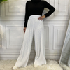 2022 Amazon AliExpress Hot Sale European and American Large Size Fashion Pleated Wide Leg Pants