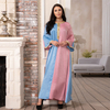  Muslim Dress Kimono Fabric Fashion Modest Embroidery Kaftan Islamic Clothing Wholesale Open Borka Dubai Abaya