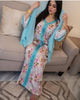  Wholesale Kaftan Islamic Clothing Open Muslim Dress Dubai Modest Fabric Embroidery Borka Fashion Kimono Abaya
