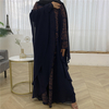 2022 Cross-border Sourcing AliExpress Amazon Hot Sale Women's Chiffon Hot Diamond Bat Sleeve Muslim Robe