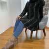 2022 Muslim Fashion Women's Plus Size Mid-length Shirt Arabian Ramadan Double Pockets Spot Shipping