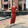 Casual New Design Dubai Middle East Muslim Lady Modest Fashion Blouse Set