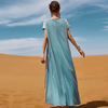 Handmade Velvet Robe Muslim Dubai Modest Fashion Middle East Islamic Maxi Dresses Loose Abaya