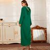 Muslim Dubai Modest Fashion Handmade Robe Middle East Islamic Maxi Dresses Loose Abaya