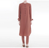 Loose Islamic Maxi Dresses Middle East Dubai Baju Muslim Robe Modest Fashion Abaya