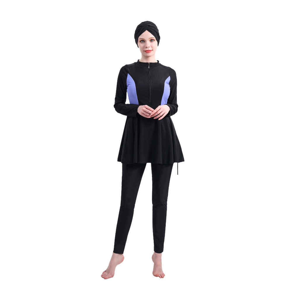 Modest Swimsuit Three-piece Suit Amazon Hot Sale Beach Swimsuit AliExpress Hot Swimwear