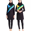 Slim Stitching Conservative Swimwear Swimsuit Five-piece Beach Suit High Elasticity Southeast Asia Lazada