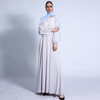 Ramadan new waist dress Arab robe solid color with sleeves loose spot factory price abaya