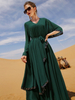 Dubai Maxi Dresses Muslim New Design Modest Lady Skirt Retro Islamic Dubai Women's Abaya