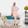 Summer Turkey Casual Loose Modest Fashion Middle East Muslim Lady Blouse Set