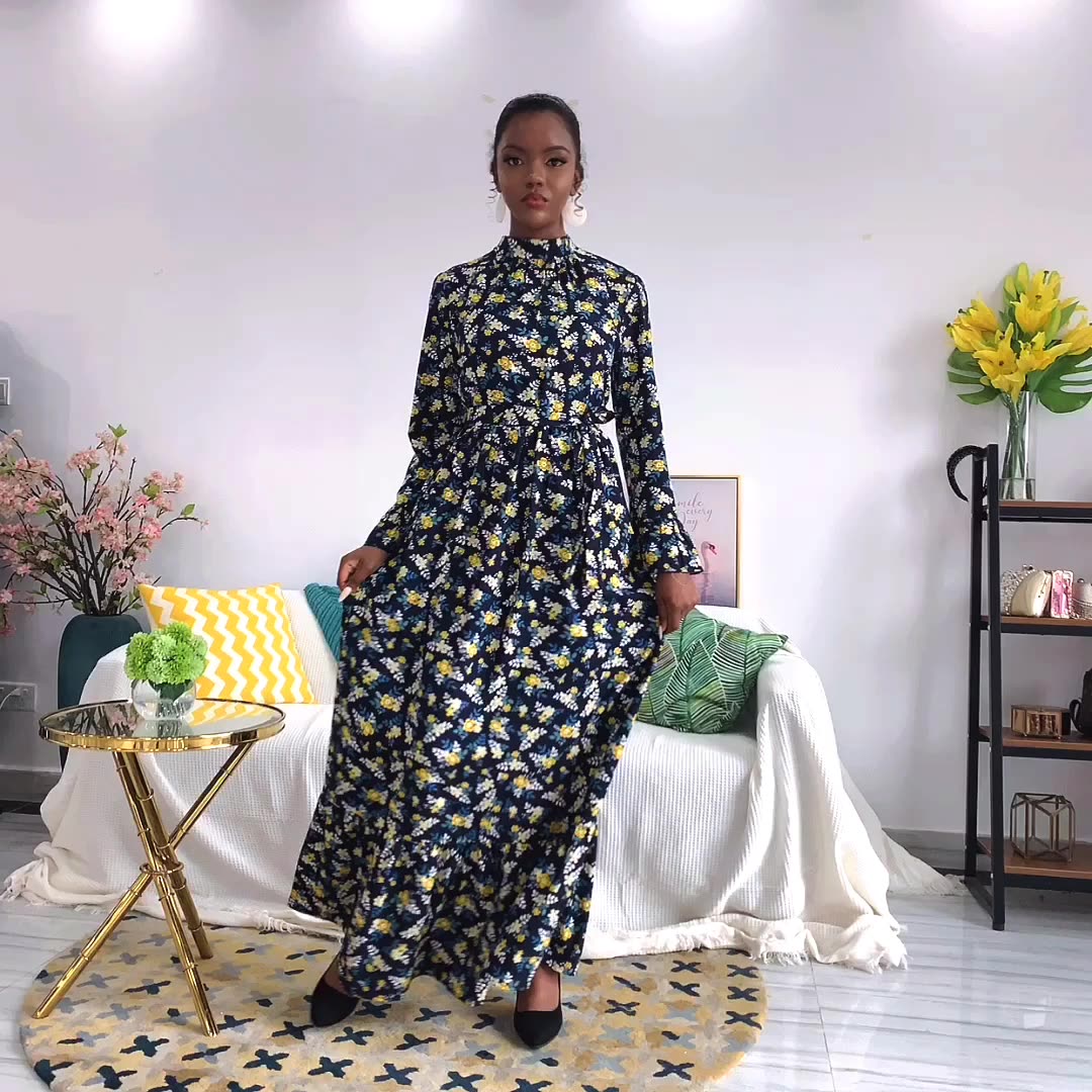Islamic Modern 2021 Designs Arabic Dubai Maxi Dresses for Sale Modest Muslim Abaya