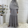 2022 Cross-border Exclusively for The Middle East Simple And Fashionable Solid Color Dress Dubai Worship Robe