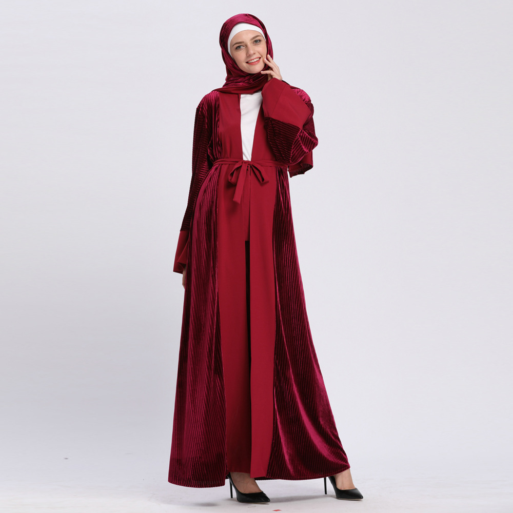 Color Cardigan New Maxi Dresses Emirates Couture Shop Modest Fashion Islamic Muslim Open Abaya