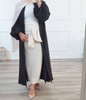 Modest Fashion Kimono Islamic Dress Cheap Arabic Style Muslim Maxi Dresses Modern Open Abaya
