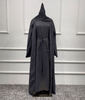 Arabic Style Three-piece Modest Fashion Islamic Dress Cheap Muslim Maxi Dresses Modern Abaya