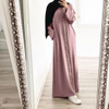 Islamic Modest Muslim Modern Dubai Arabic Latest Fashion Lady Maxi Dresses Open Abaya