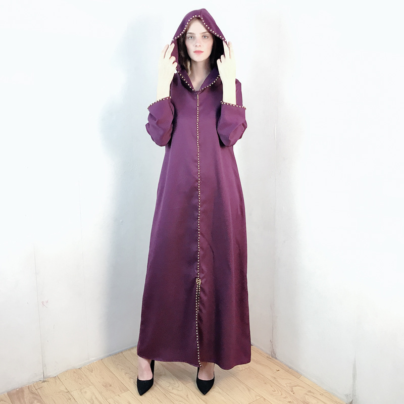 Open Abaya Burka Morocco Arab Thobe Muslim Modest Turkish Kimono Abaya Caftan Kaftan Dubai 2022 Bat Sleeve Jalabiya Islamic Clothing Prayer Women Maxi Dress Open Abaya