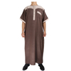 New 2022 Loose Wholesale Design Men's Muslim Arabic Fashion Casual Islamic Robe Thobe
