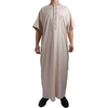 Wholesale Casual Arabic Men's Robe Stand Collar Muslim Islamic Thobe