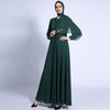 Ramadan New Style Floating Led Spring And Summer Dress Chiffon Muslim Women's Clothing Export Abaya Dress