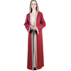  Modest Kimono 2022 Bat Sleeve Kimono Burka Jalabiya Islamic Clothing Dubai Abaya Caftan Modest Arab Turkish Muslim Thobe Kaftan Jilbab Prayer Women Maxi Dress Open Abaya