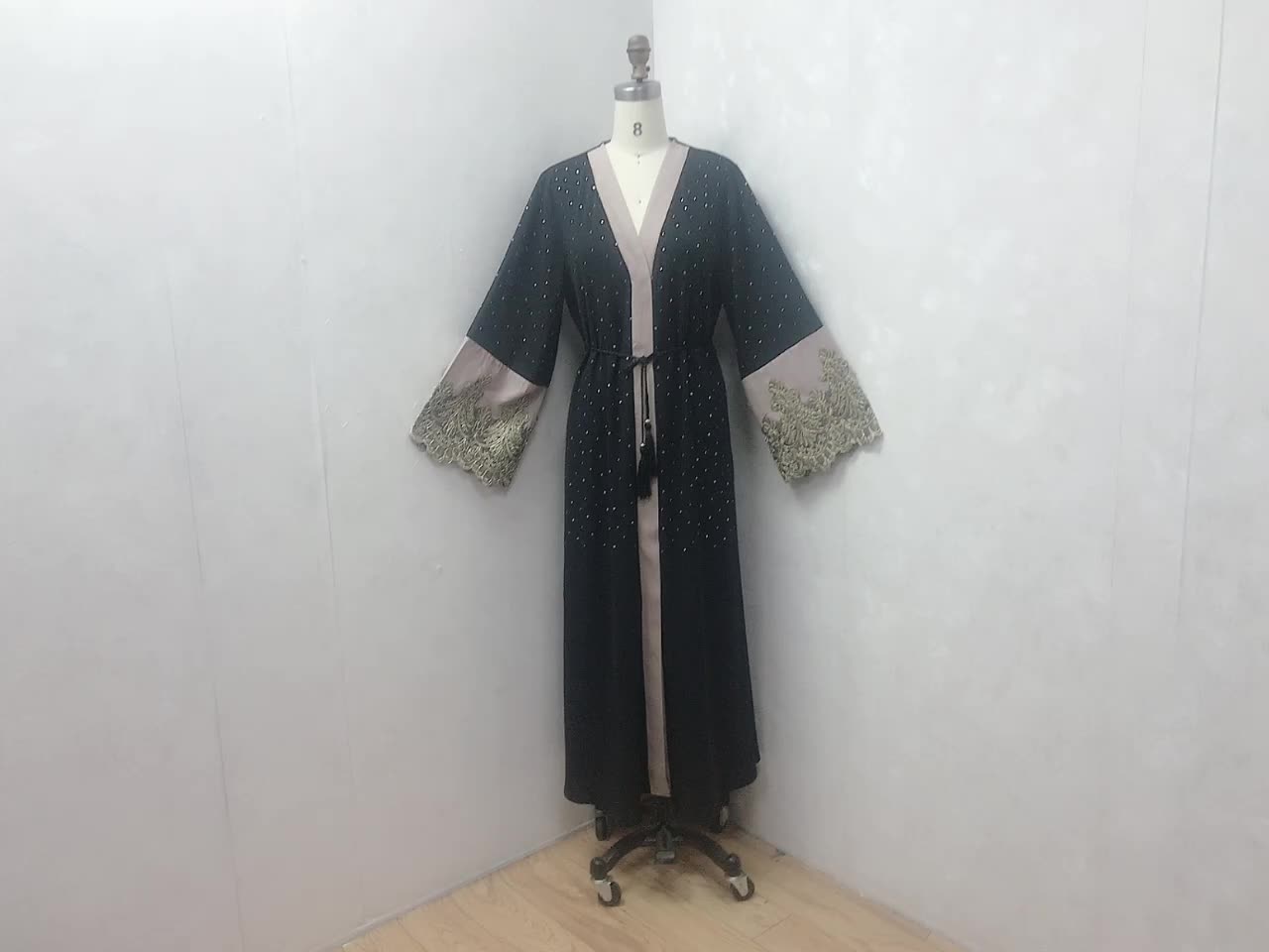  2022 Burka Turkish Muslim Abaya Jalabiya Arab Kaftan Modest Morocco Caftan Dubai Kimono Islamic Clothing Bat Sleeve Thobe Prayer Women Maxi Dress Open Abaya