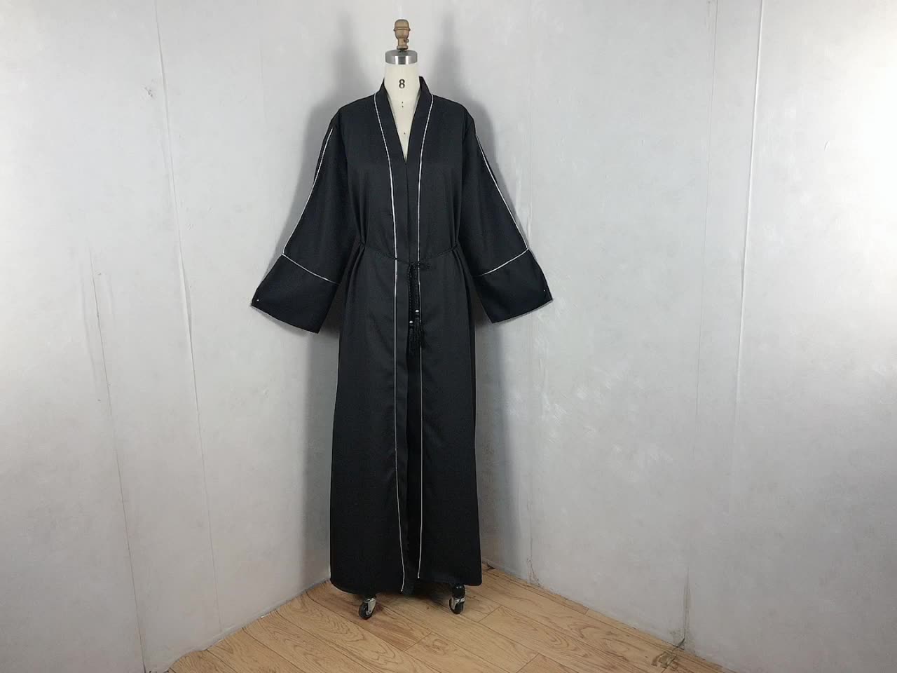  Kimono Thobe Muslim Jalabiya Turkish Dubai Modest Bat Sleeve 2022 Abaya Morocco Caftan Burka Kaftan Arab Islamic Clothing Prayer Women Maxi Dress Open Abaya