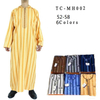 Wholesale Middle East New Arabic Men's Robe Stand Collar Muslim Islamic Thobe