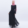 Muslim women's dress chiffon long skirt summer Arabian solid color plus size women's dress custom factory price