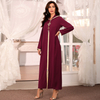 Modest Fashion Dubai Hand-stitched Robe Abaya Middle Eastern Women's Clothing Abaya