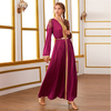 Muslimah Open Cardigan Robe Modest Lady Skirt Dubai Maxi Dresses Islamic Women's Abaya