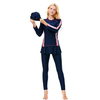  Fabric Muslim Sportswear Modest Islamic Clothing Women Sportswear Swimwear 2021 Fashion Swimwear Swimsuit Burkini